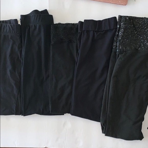 Workout Gym Cheer lot 9 pieces pink matty m pants - Picture 1 of 8